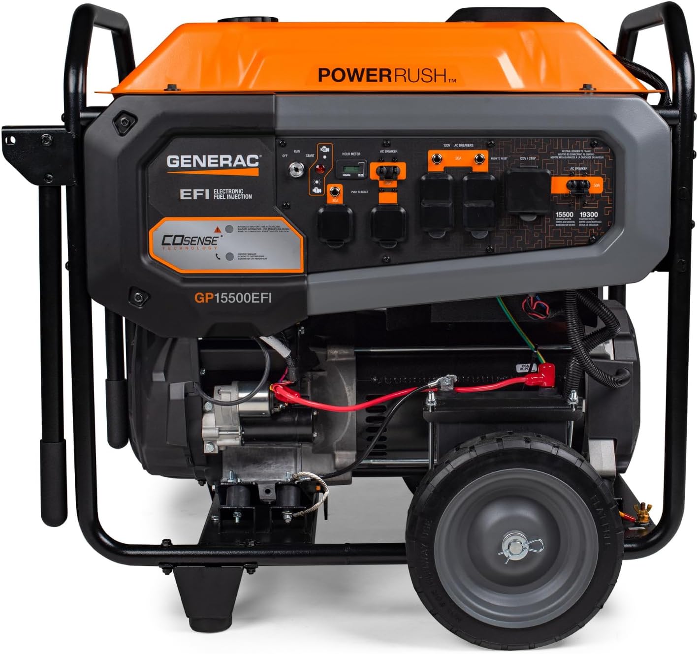 Generac 8,125 Starting Watt Portable Gas Generator – Includes Extension Cord