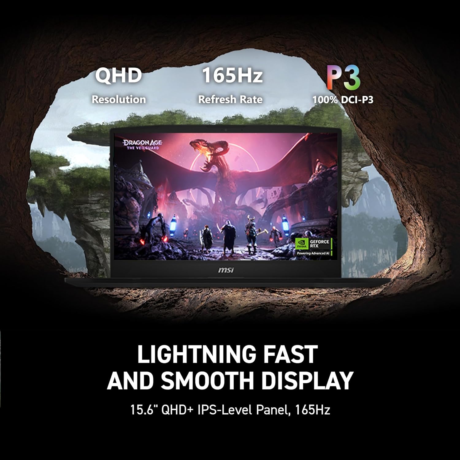 MSI Katana 15 HX 15.6” 165Hz QHD+ Gaming Laptop  Intel Core i9-14900HX