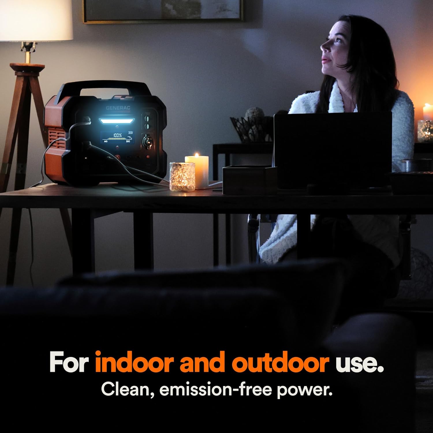 Generac 2106Wh Portable Power Station with Lithium-Ion Battery – Clean, Emission
