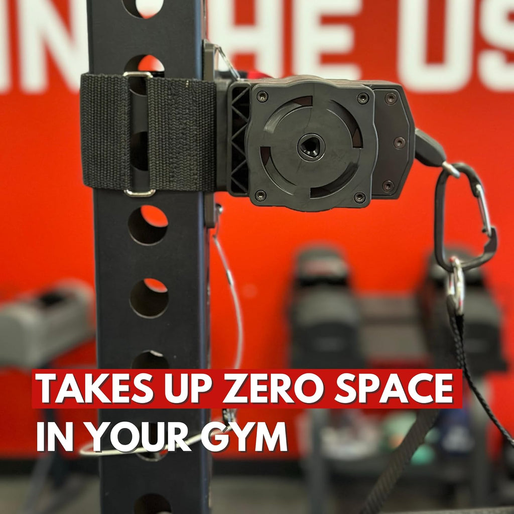 Ancore Pro Home Gym Cable Machine, Portable Full-Body Workout, Mount for Squat Rack or Pole