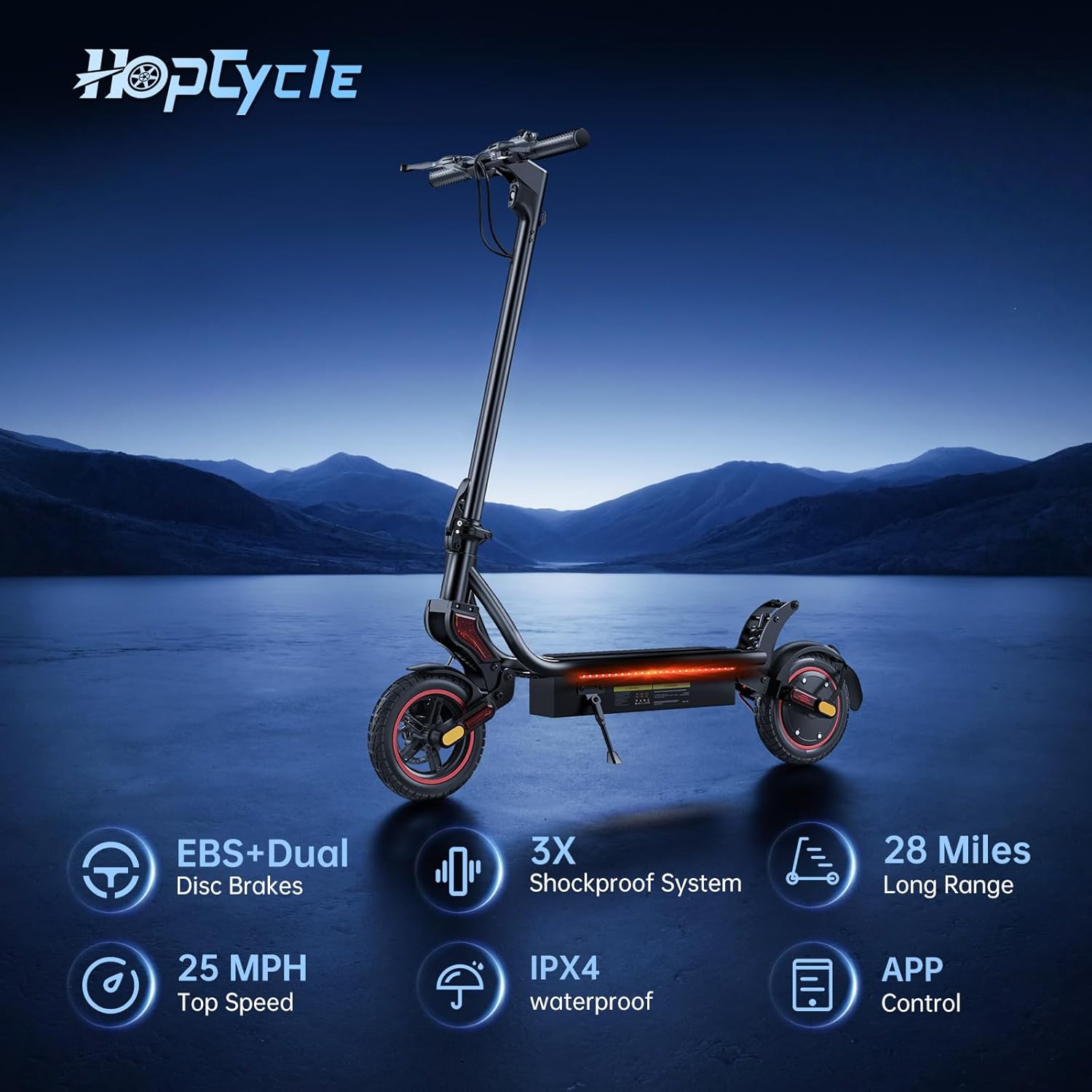 Electric Scooter for Kids & Teens, 500–1000W, 18–25 MPH, 21–28 Mile Range