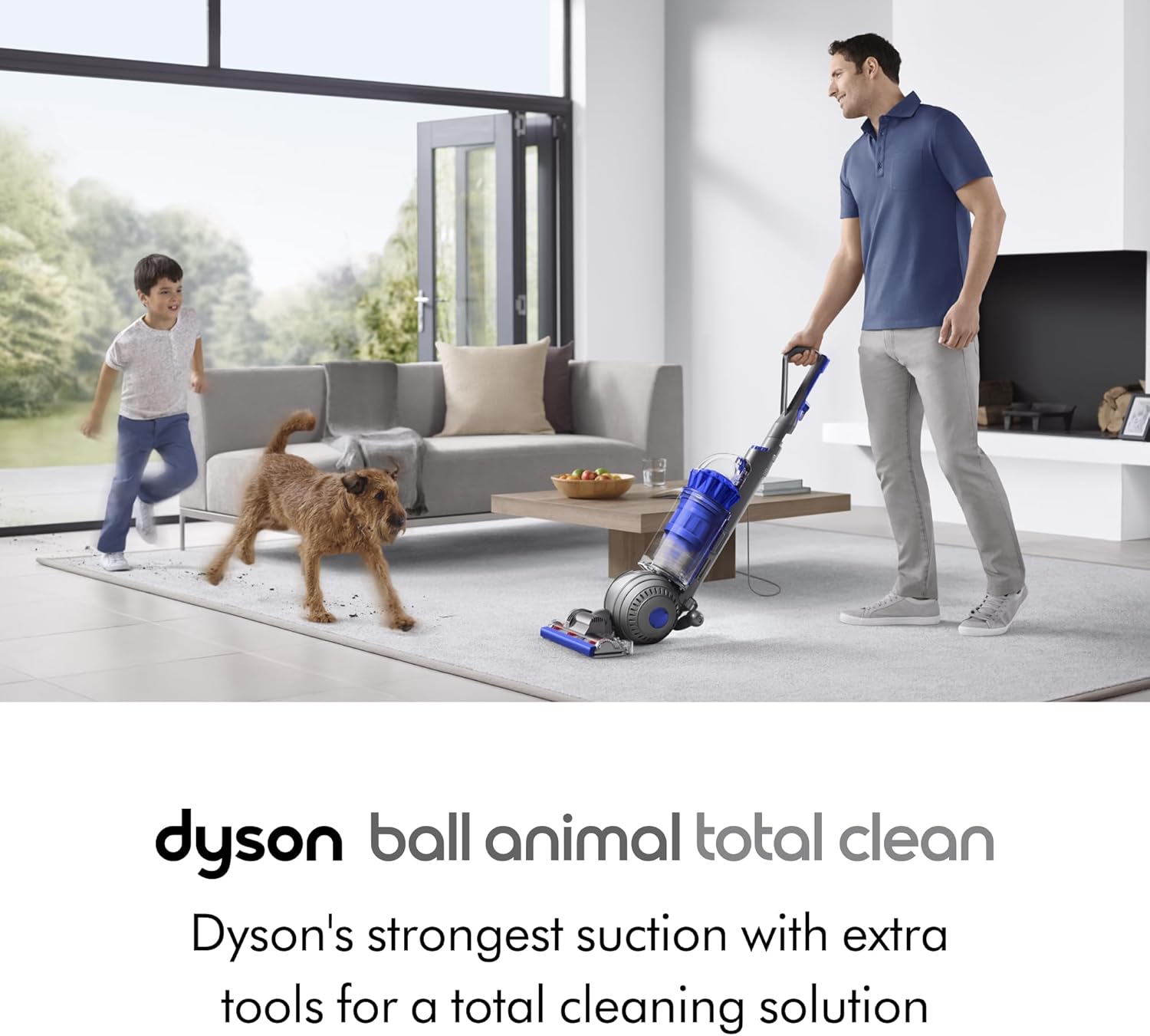 Dyson Ball Animal Total Clean Upright Vacuum, Corded, 290AW, Self-Adjusting