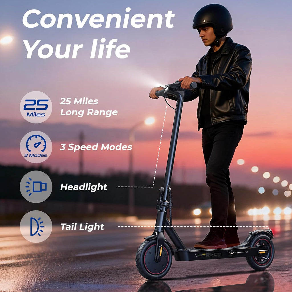 Electric Scooter for Kids & Teens, 500–1000W, 18–25 MPH, 21–28 Mile Range