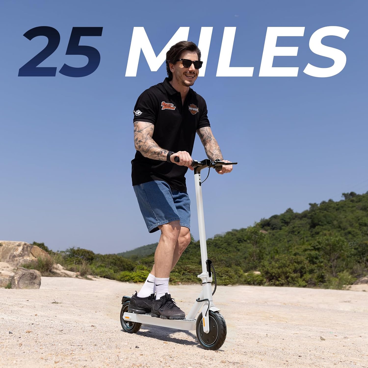 Electric Scooter for Kids & Teens, 500–1000W, 18–25 MPH, 21–28 Mile Range