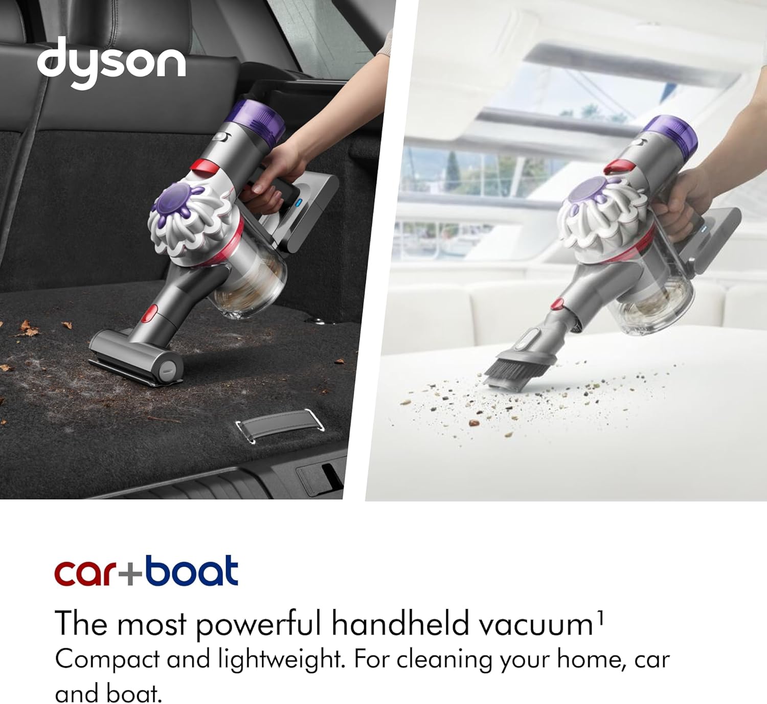 Dyson Car+Boat Handheld Vacuum, Cordless and Lightweight, Cleans Hard Surfaces