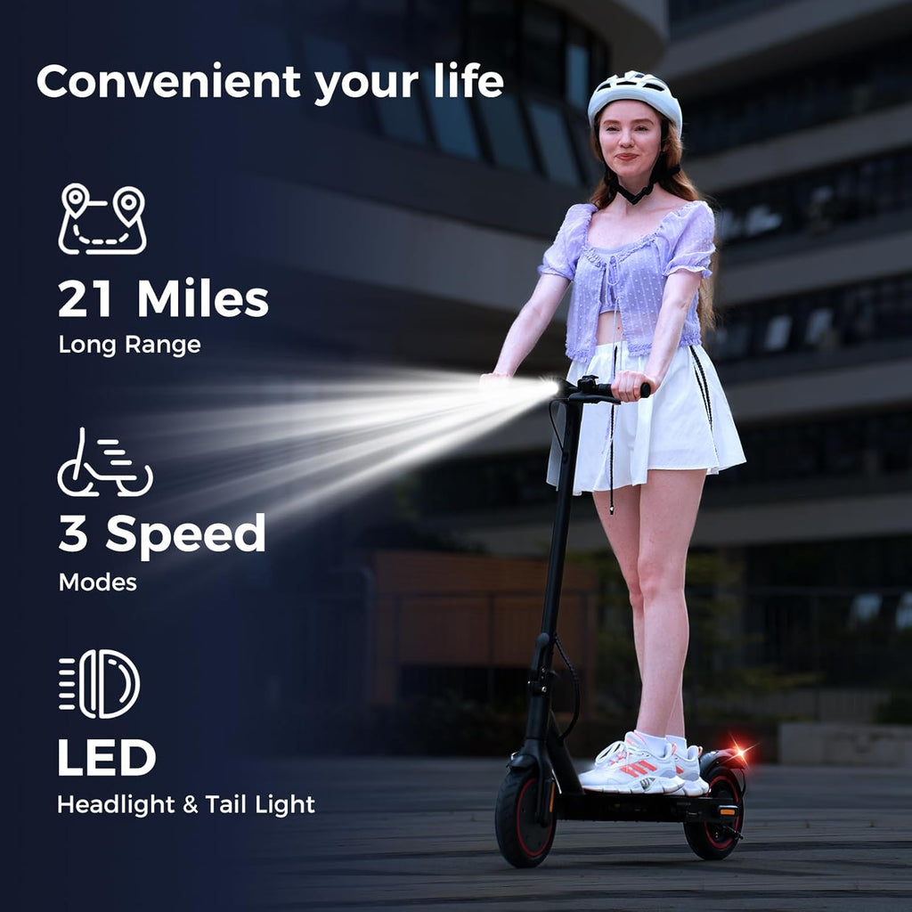 Electric Scooter for Kids & Teens, 500–1000W, 18–25 MPH, 21–28 Mile Range