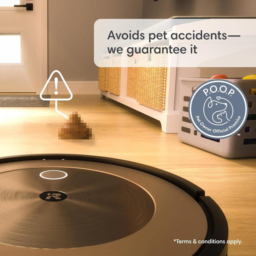 iRobot Roomba j9+ Self-Emptying Robot Vacuum, Powerful Suction, Pet-Friendly, Smart Mapping