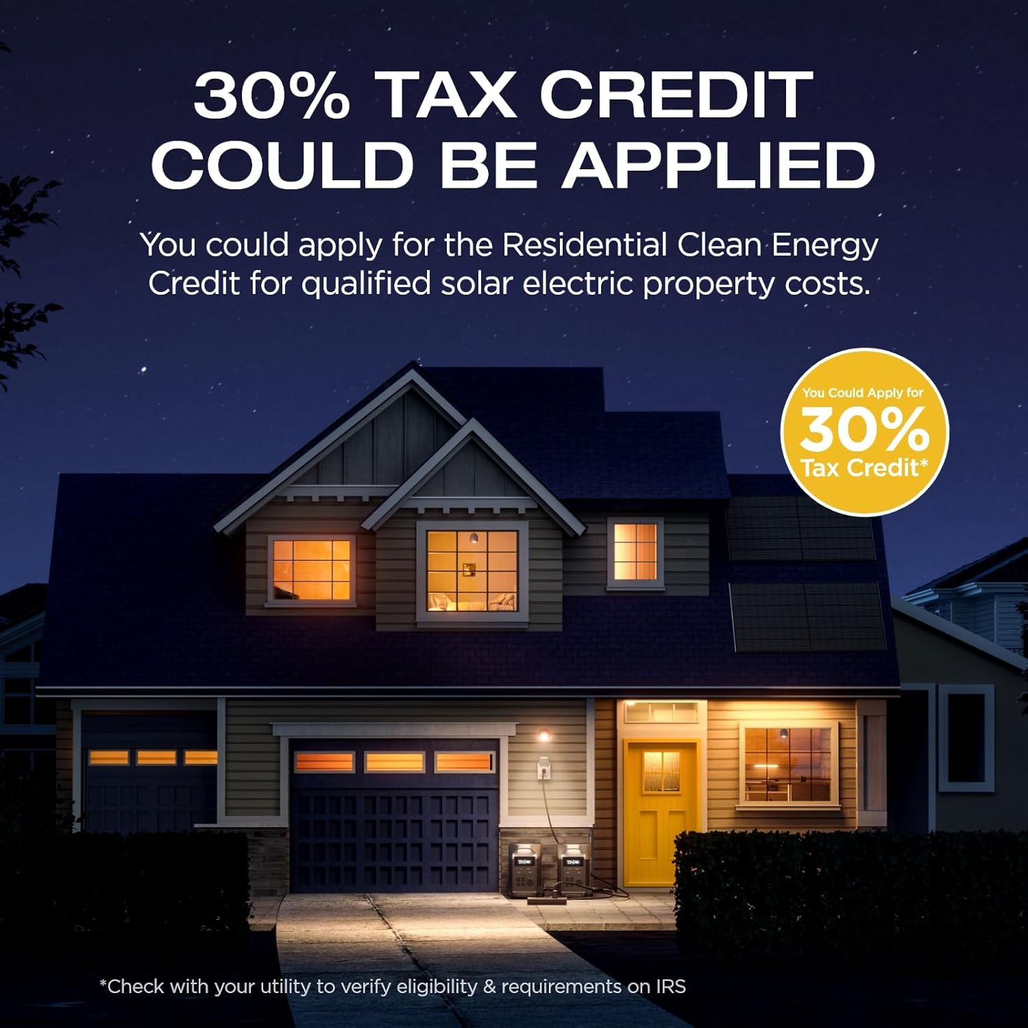 EF ECOFLOW Portable Power Station 3600Wh DELTA Pro, 120V AC Outlets x 5, 3600W, 2.7H Fast Charge, Lifepo4 Power Station