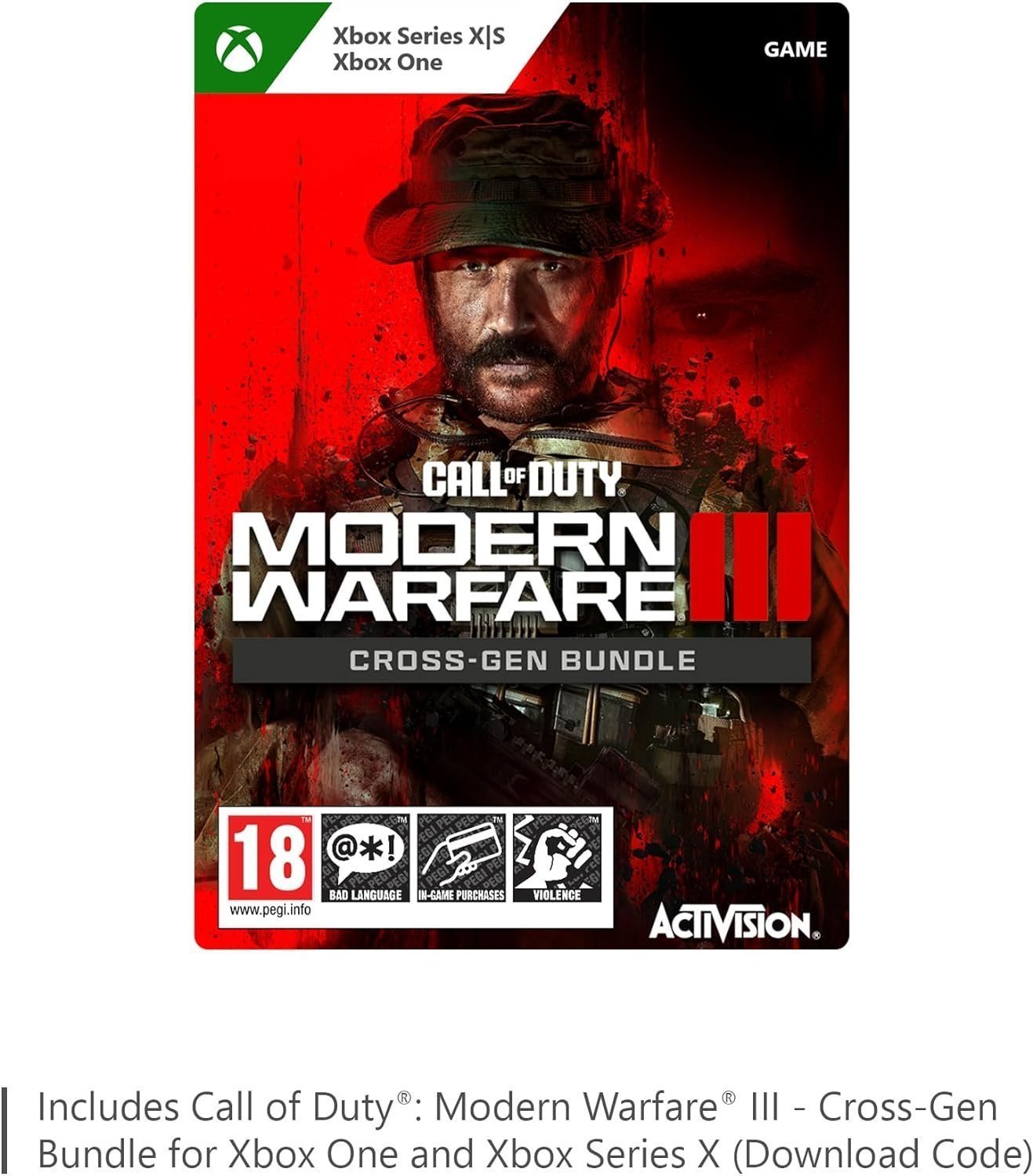 Xbox Series X – Diablo IV Bundle + Call of Duty: Modern Warfare III – Cross-Gen Bundle for Xbox One and Xbox Series X (Download Code)