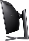 SAMSUNG 49” Odyssey G9 Gaming Monitor, 1000R Curved Screen, QLED, Dual QHD Display, 240Hz, NVIDIA G-SYNC and FreeSync Premium Pro, LC49G95TSSNXZA, Black