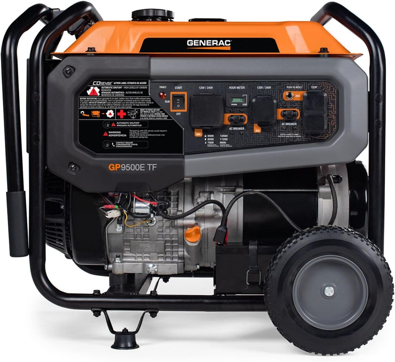 Generac 8,125 Starting Watt Portable Gas Generator – Includes Extension Cord