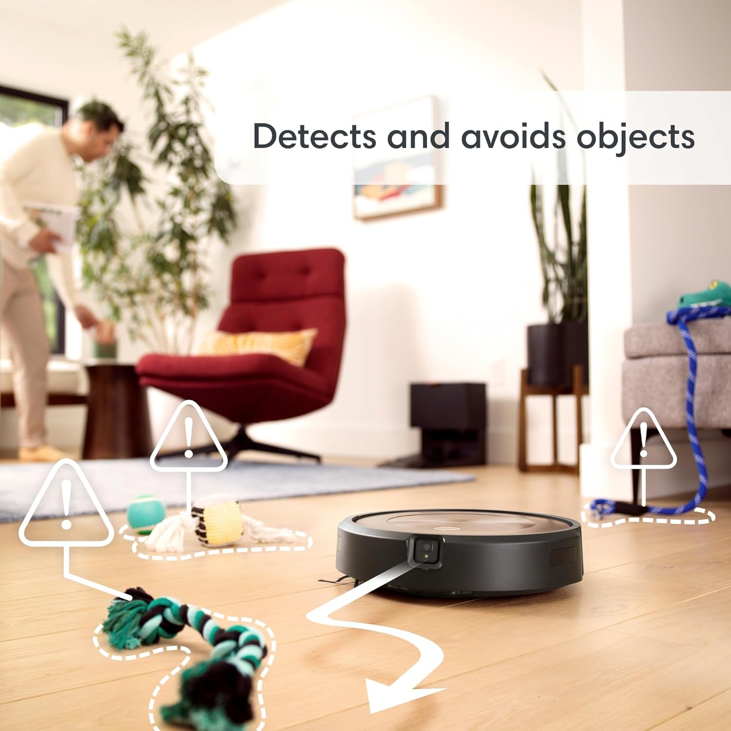iRobot Roomba j9+ Self-Emptying Robot Vacuum, Powerful Suction, Pet-Friendly, Smart Mapping