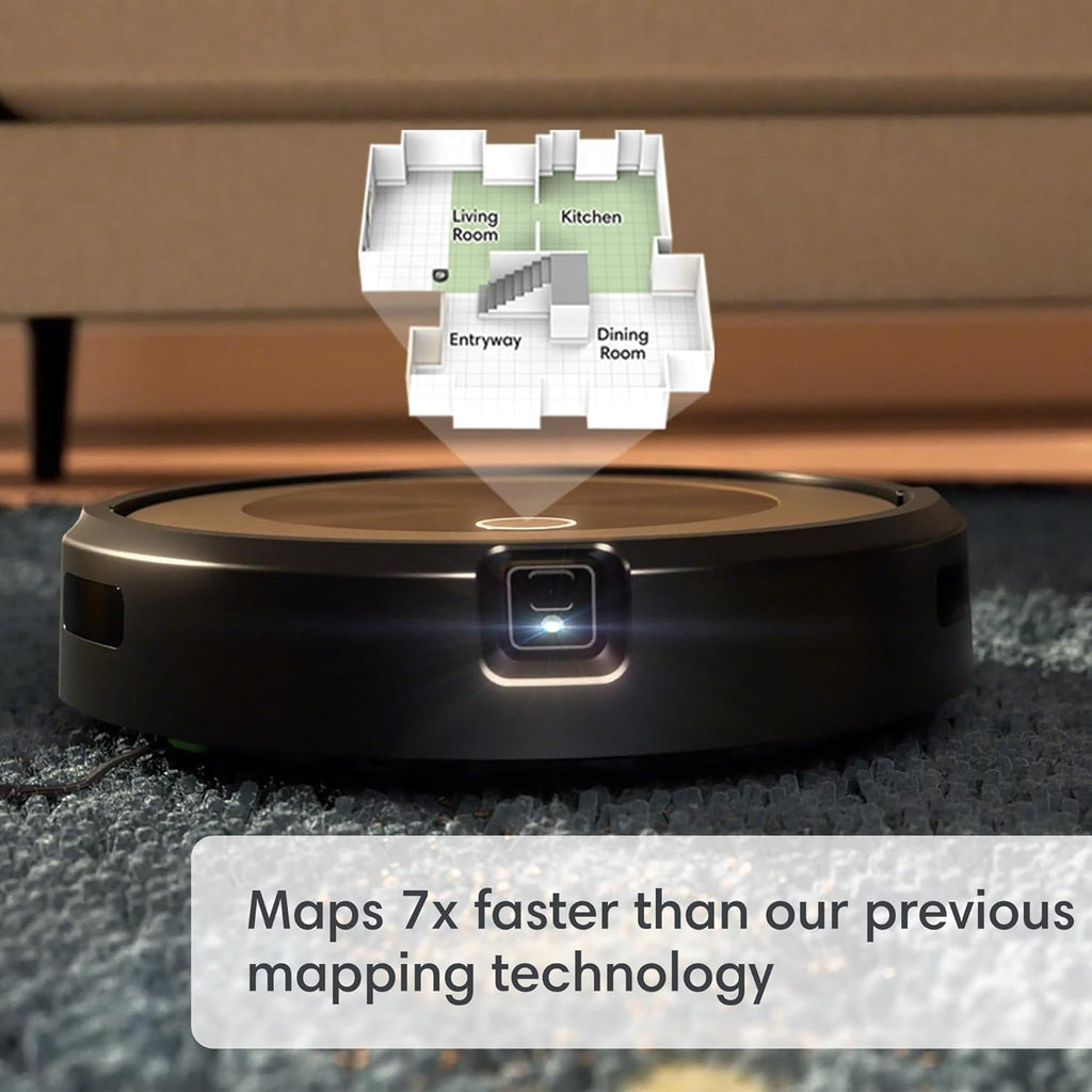 iRobot Roomba j9+ Self-Emptying Robot Vacuum, Powerful Suction, Pet-Friendly, Smart Mapping