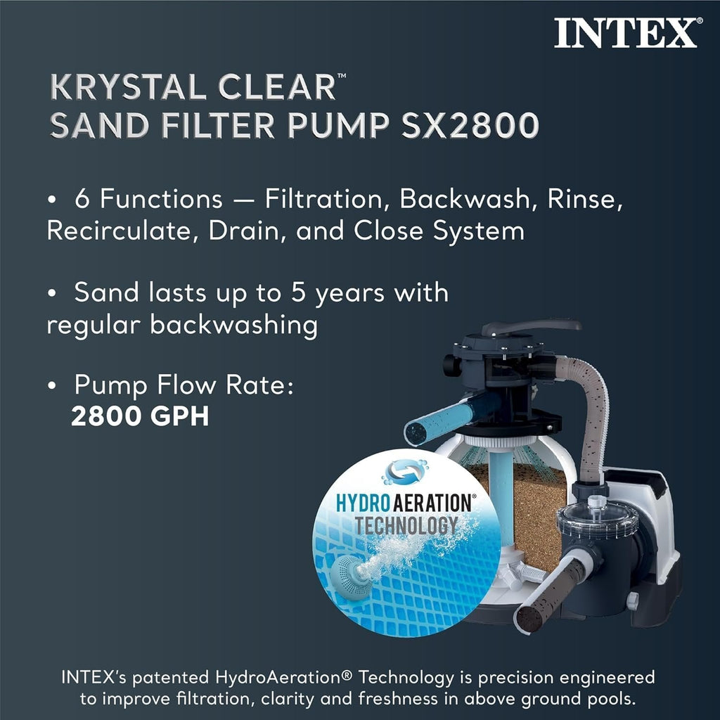 Intex Ultra XTR Round Frame Pool with Pump, Cooler, and Floats (2 Pack)