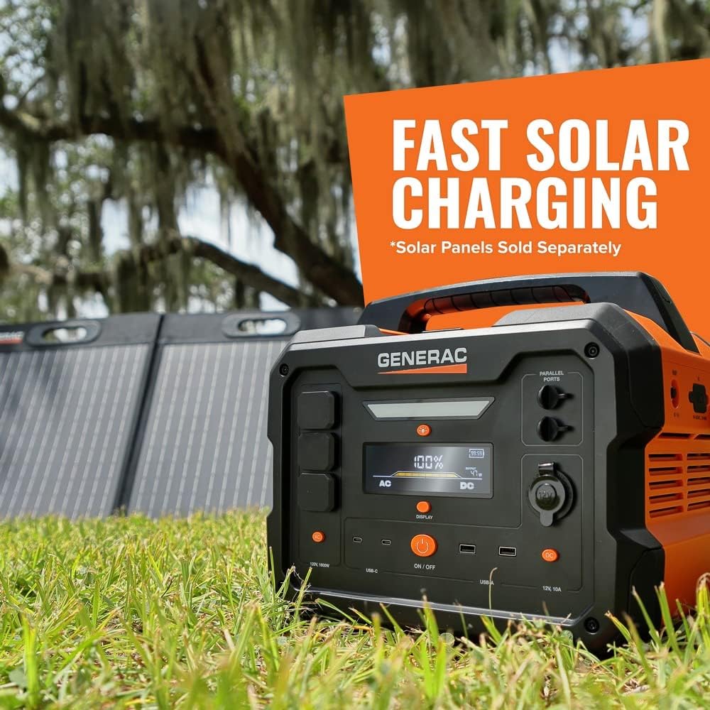 Generac 2106Wh Portable Power Station with Lithium-Ion Battery – Clean, Emission