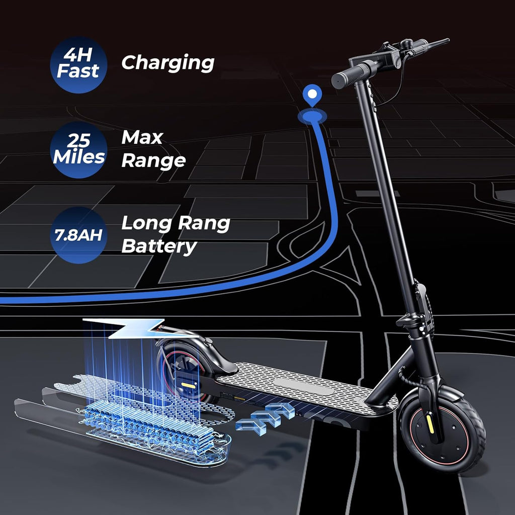 Electric Scooter for Kids & Teens, 500–1000W, 18–25 MPH, 21–28 Mile Range