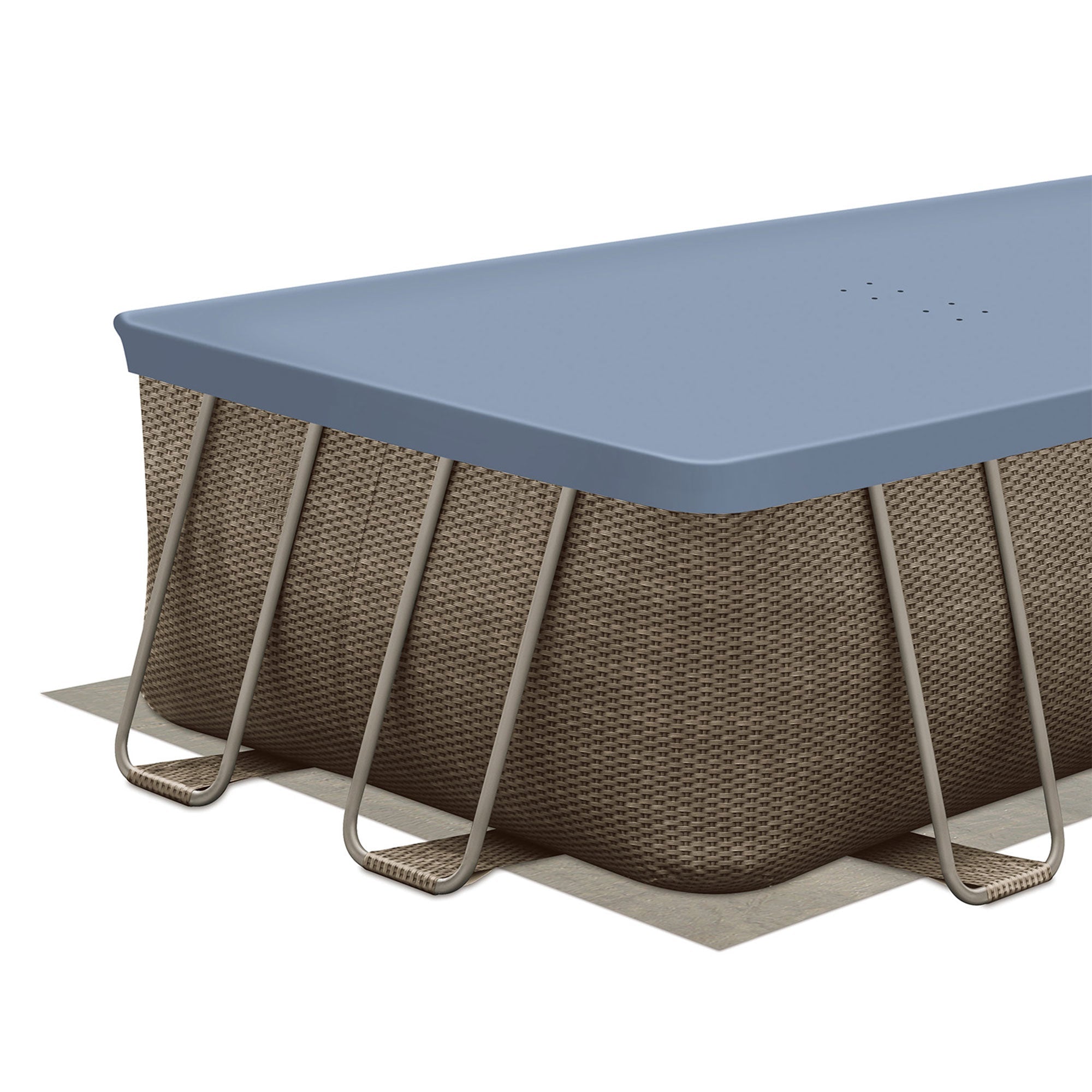 Funsicle 18'x9'x52" Oasis Rectangular Swimming Pool Set with 18' Cover