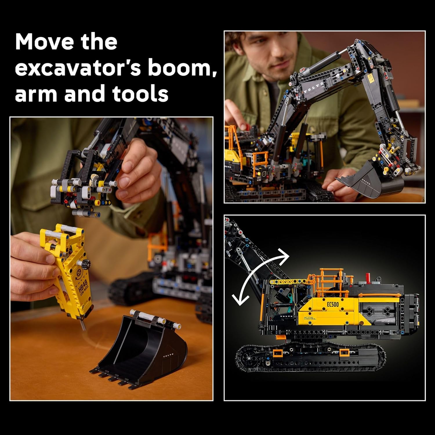 LEGO Technic Volvo EC500 Hybrid Excavator – Building Set