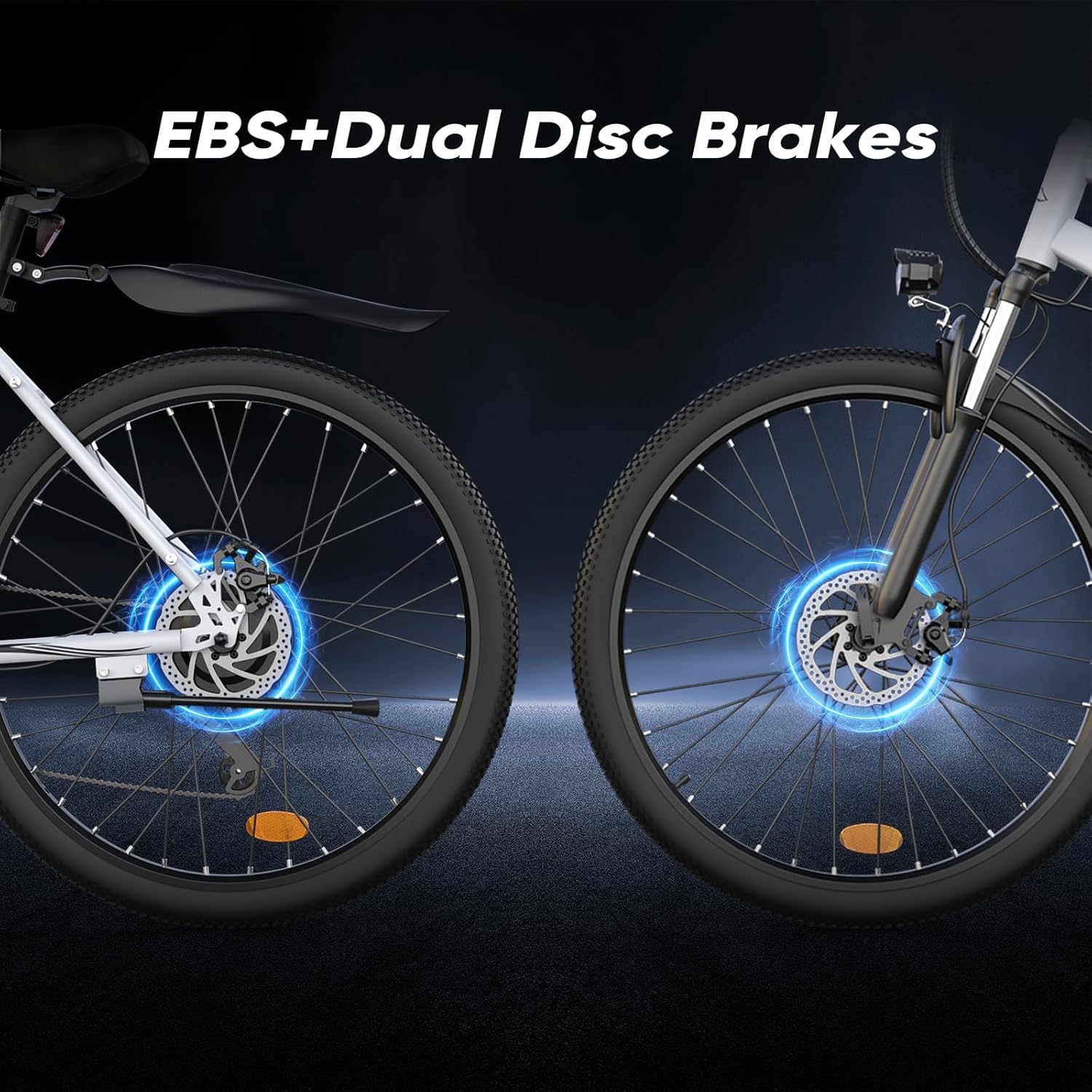 Electric Bike for Adults, 750–1000W, 60 Mile Range, 20MPH, 20″/26″ Tires, Mountain & Commuting