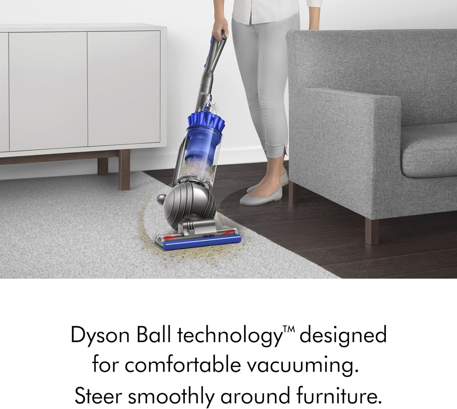 Dyson Ball Animal 3 Extra Upright Vacuum, Corded, 290AW, De-tangling Motorbar Cleaner