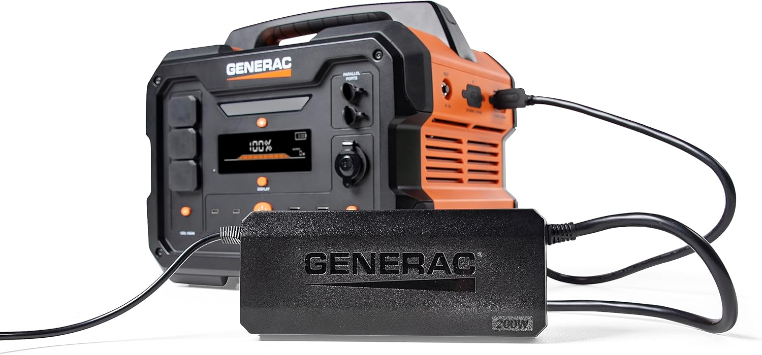 Generac 2106Wh Portable Power Station with Lithium-Ion Battery – Clean, Emission