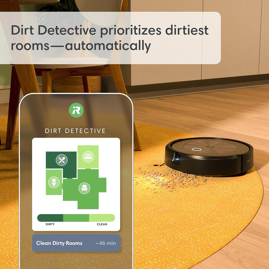 iRobot Roomba j9+ Self-Emptying Robot Vacuum, Powerful Suction, Pet-Friendly, Smart Mapping