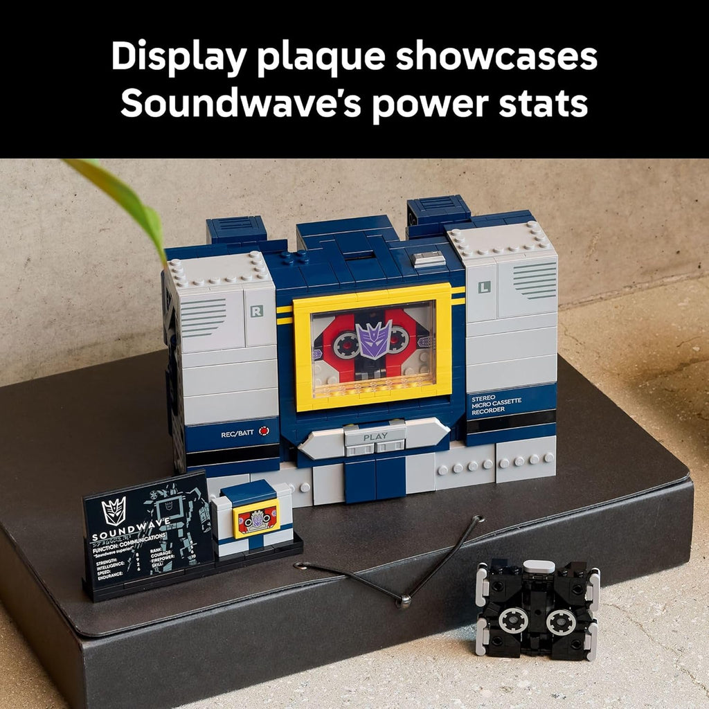 LEGO Icons Transformers: Soundwave – Building Set