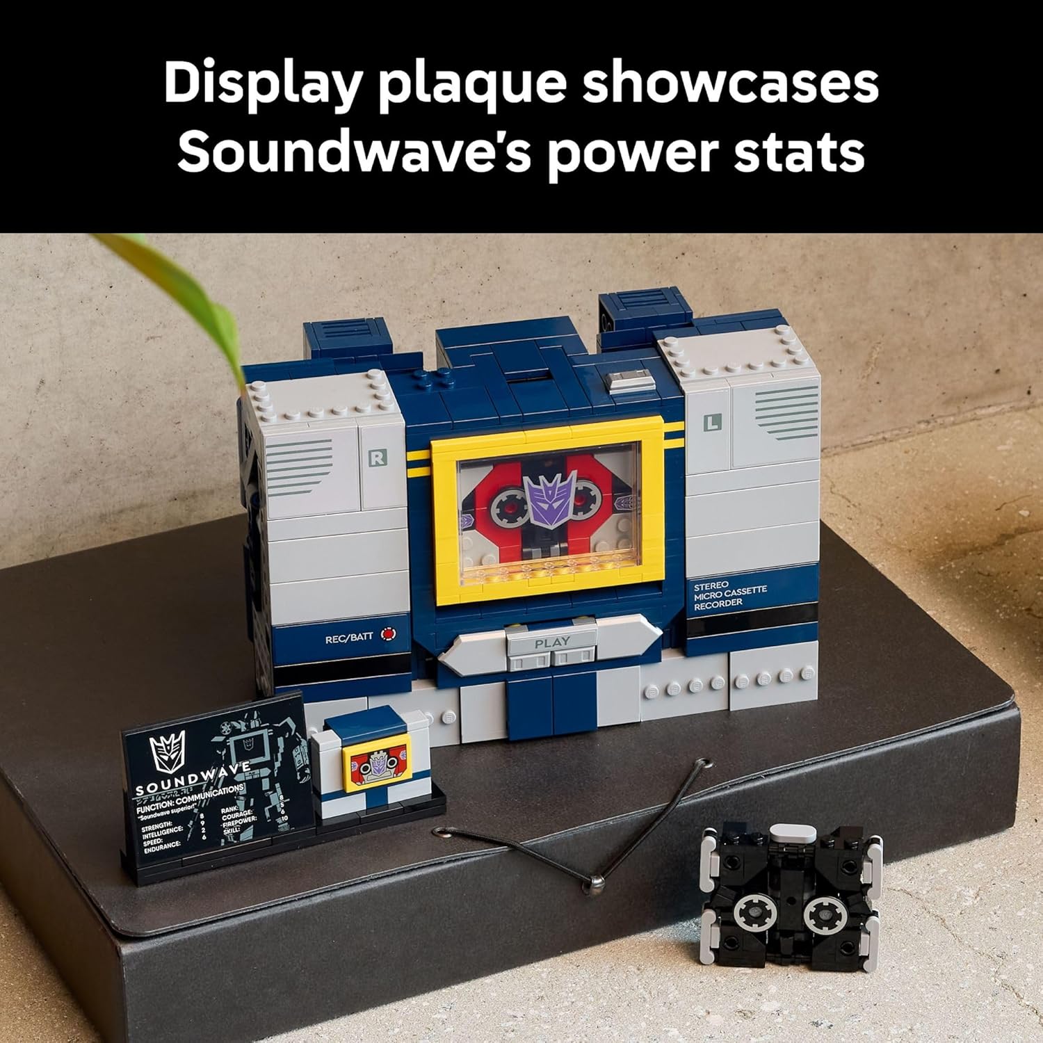 LEGO Icons Transformers: Soundwave – Building Set