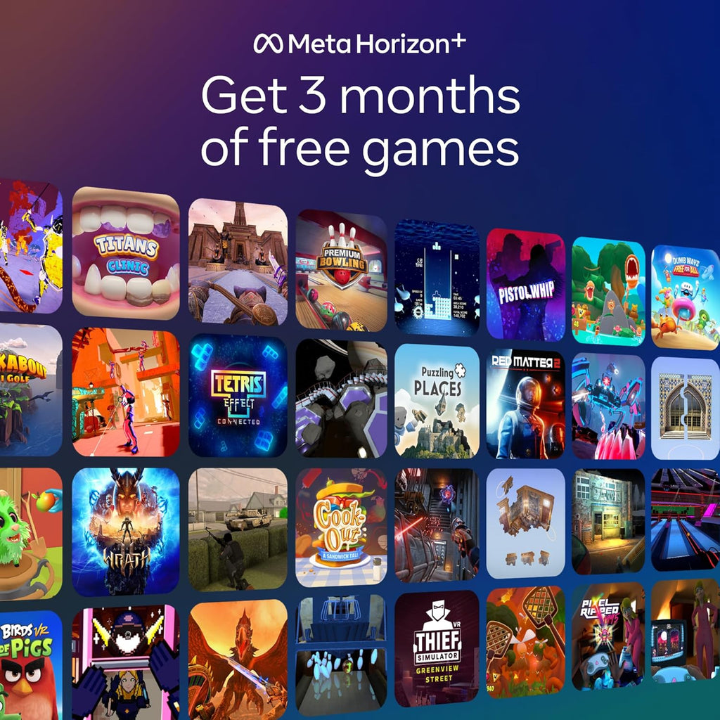Meta Quest 3S 128GB VR Headset, Wireless, Snapdragon XR2 Gen 2, 2.5‑Hour Battery, Includes Gorilla Tag Bundle