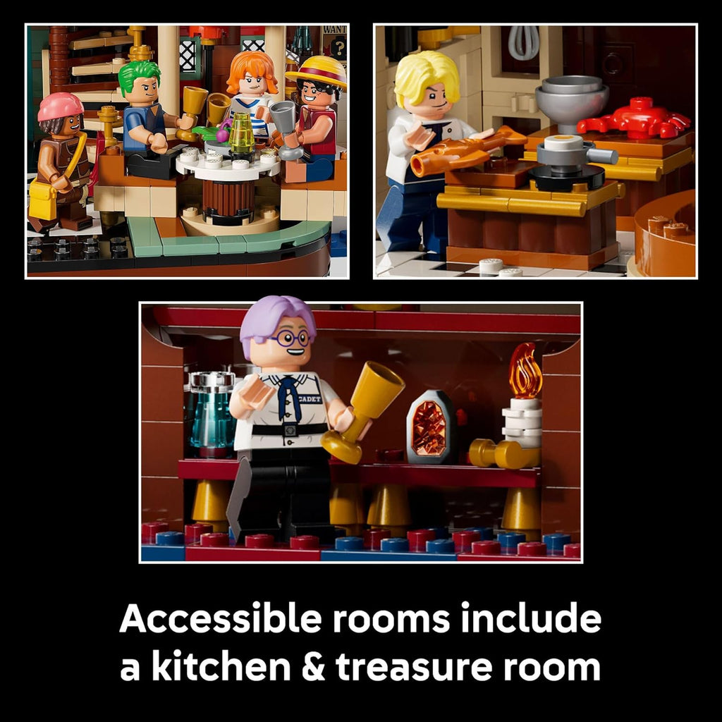 LEGO ONE Piece The Baratie Floating Restaurant Building Set Collectible Building Blocks