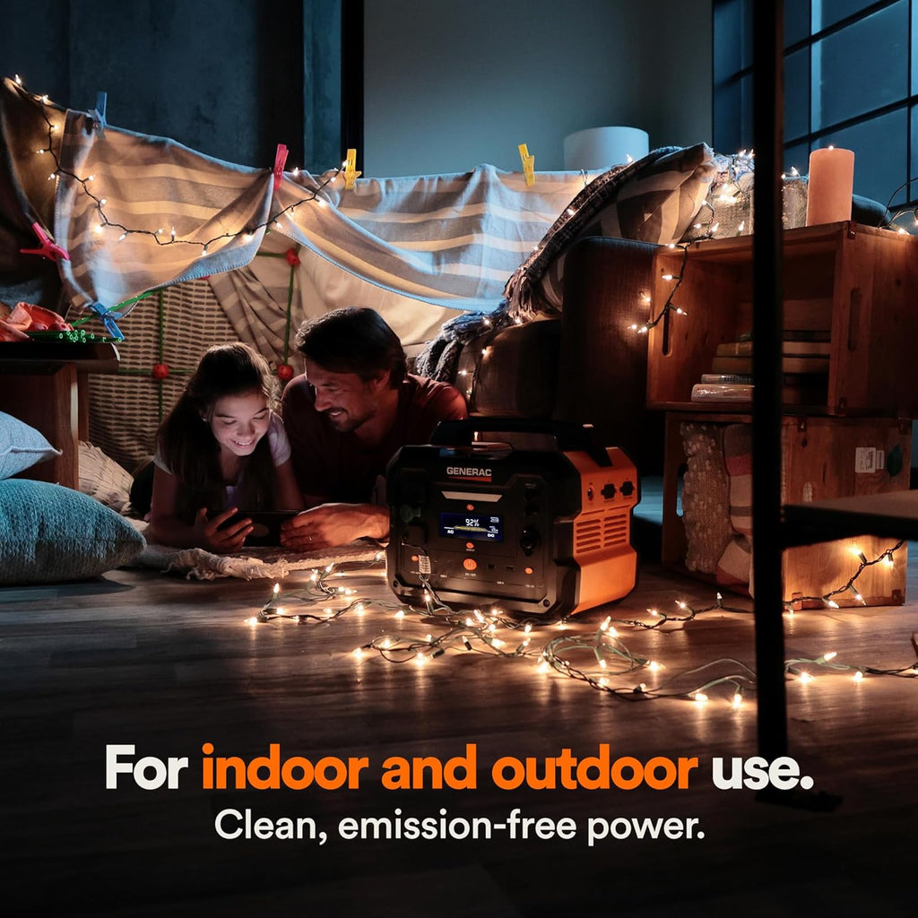 Generac 2106Wh Portable Power Station with Lithium-Ion Battery – Clean, Emission