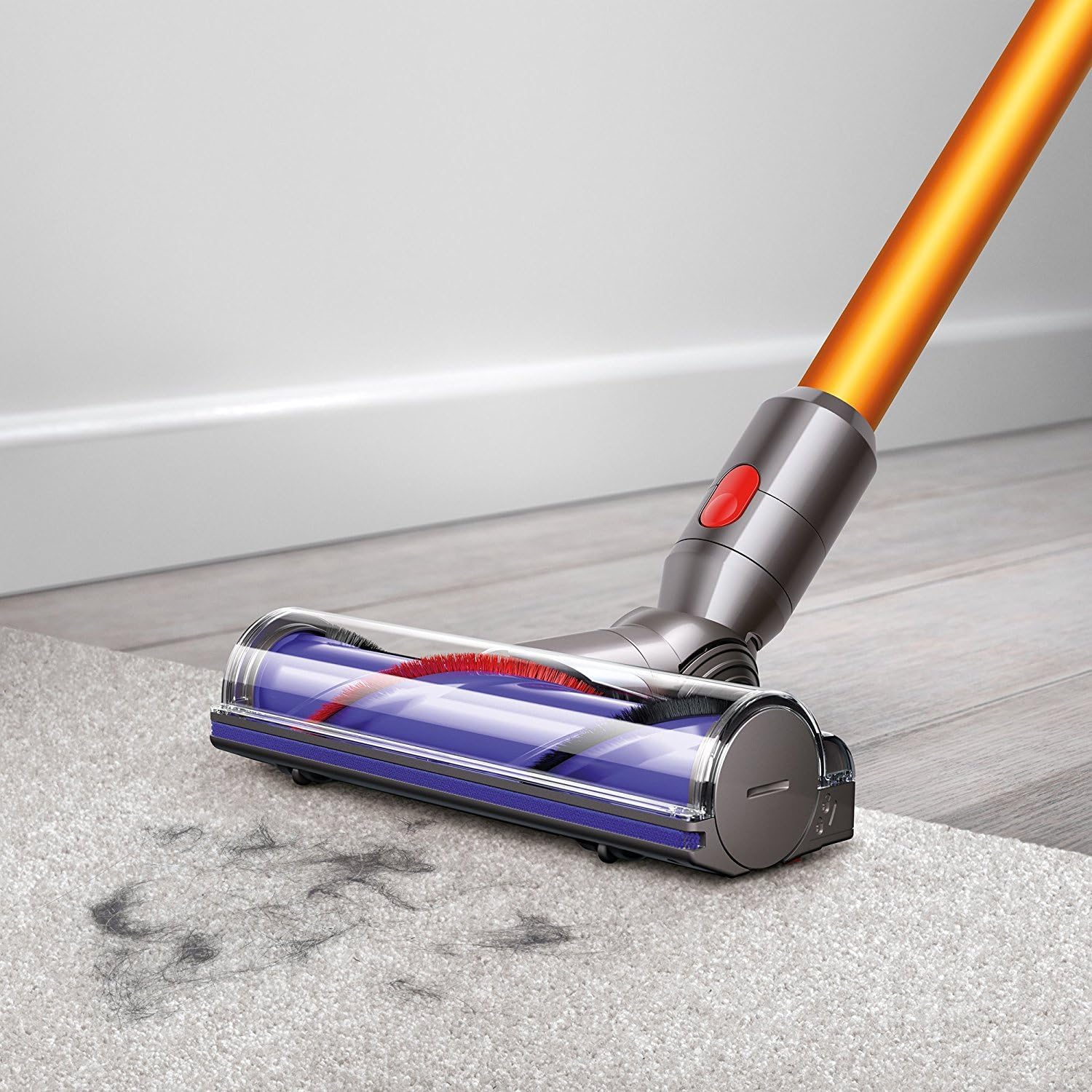 Dyson (214730-01 V8 Absolute Cordless Stick Vacuum Cleaner, Yellow