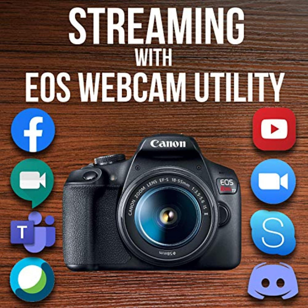 Canon EOS Rebel T7 DSLR Camera with 18-55mm Lens, 24.1MP Sensor & Built-In Wi‑Fi