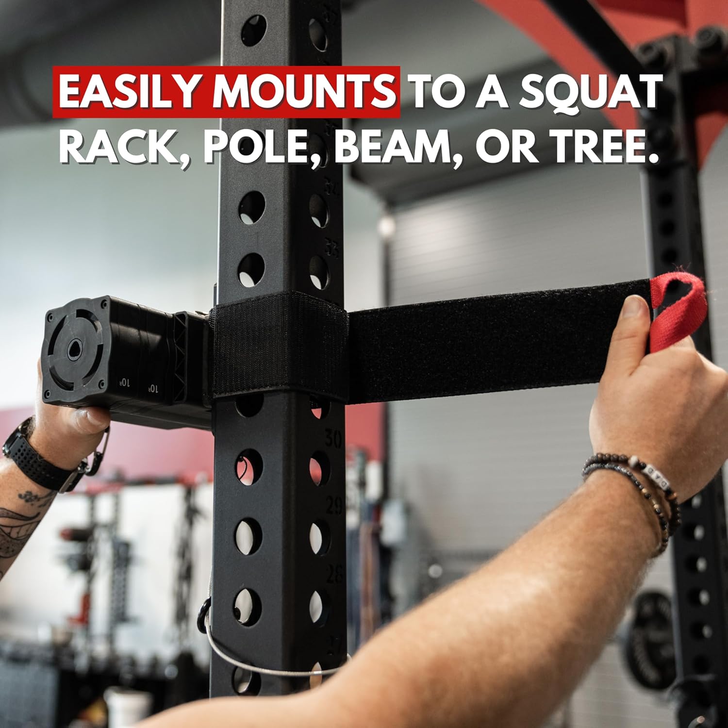Ancore Pro Home Gym Cable Machine, Portable Full-Body Workout, Mount for Squat Rack or Pole
