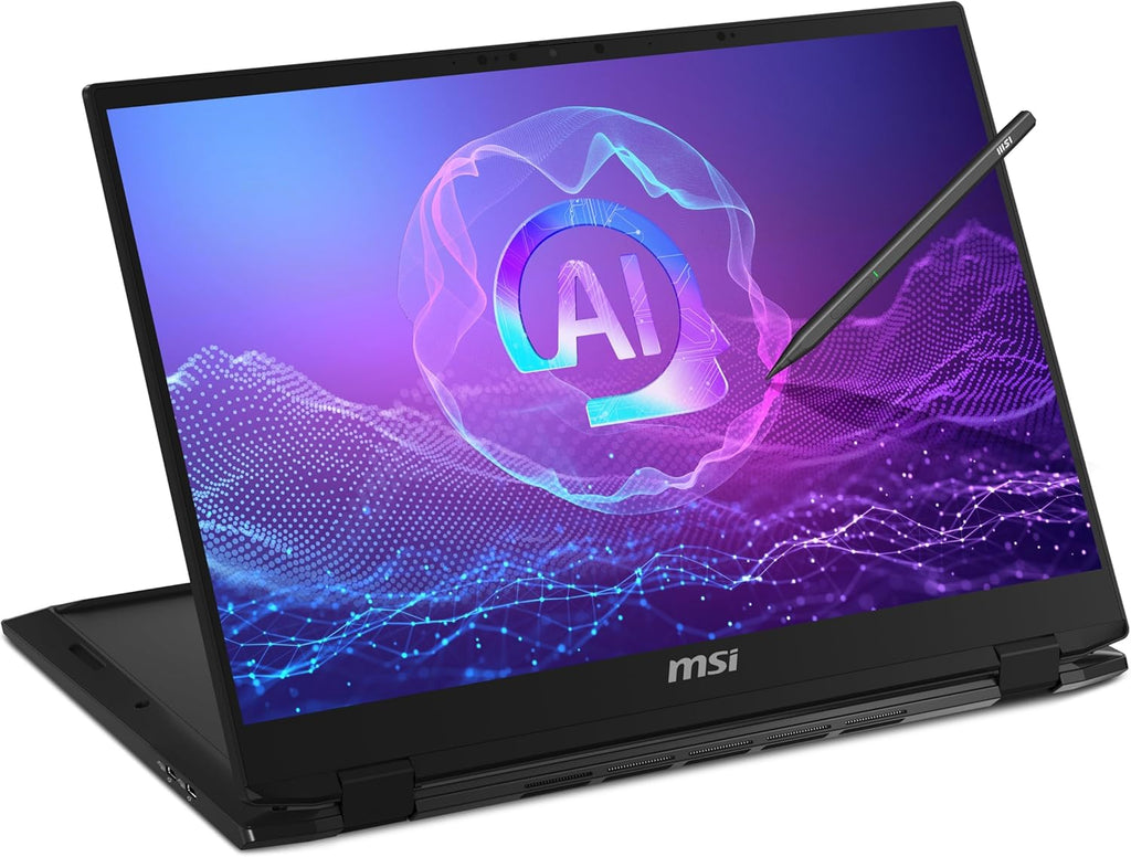 MSI Summit A16 AI 16” QHD+ 165Hz 2-in-1 Touchscreen Laptop AMD Ryzen AI 9-365, Radeon Graphics, 32GB LPDDR5x, 1TB NVMe SSD, 360 Flip