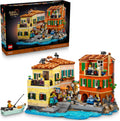 LEGO Ideas Italian Riviera Building Set  – DIY Home & Office Decor for Men & Women