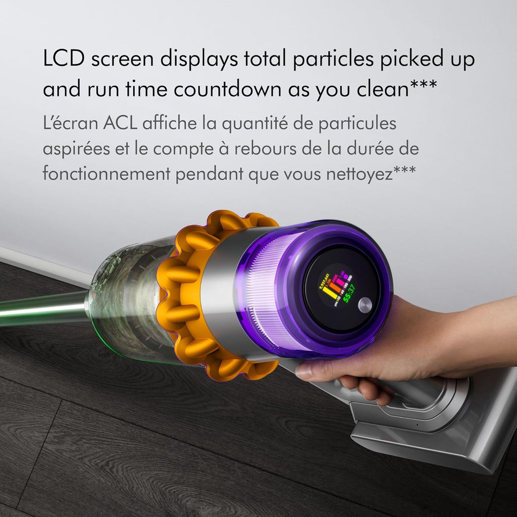 Dyson V15 Detect Plus Cordless Vacuum, Illumination Reveals dust, 240AW