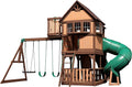 Backyard Discovery Skyfort III Cedar Swing Set w/ Tube Slide – DIY