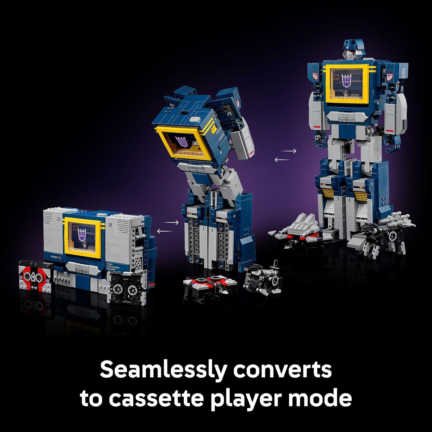 LEGO Icons Transformers: Soundwave – Building Set