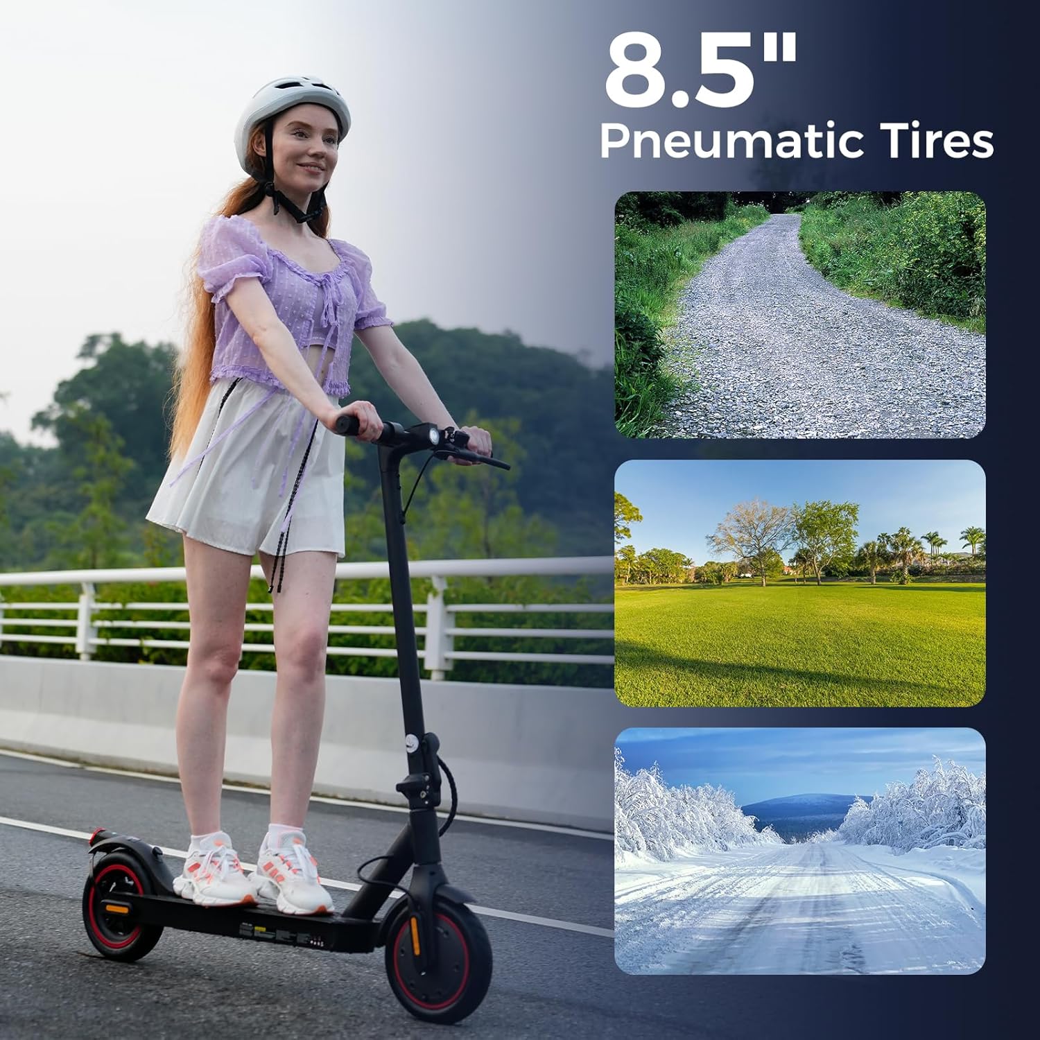Electric Scooter for Kids & Teens, 500–1000W, 18–25 MPH, 21–28 Mile Range
