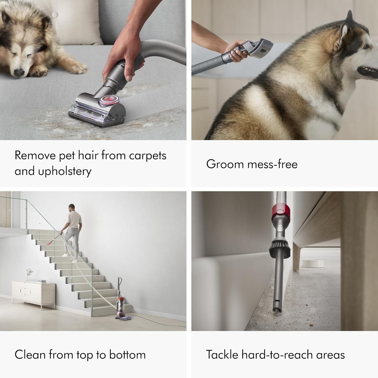 Dyson Ball Animal 3 Upright Vacuum, Corded, 290AW, De-tangling Motorbar Cleaner