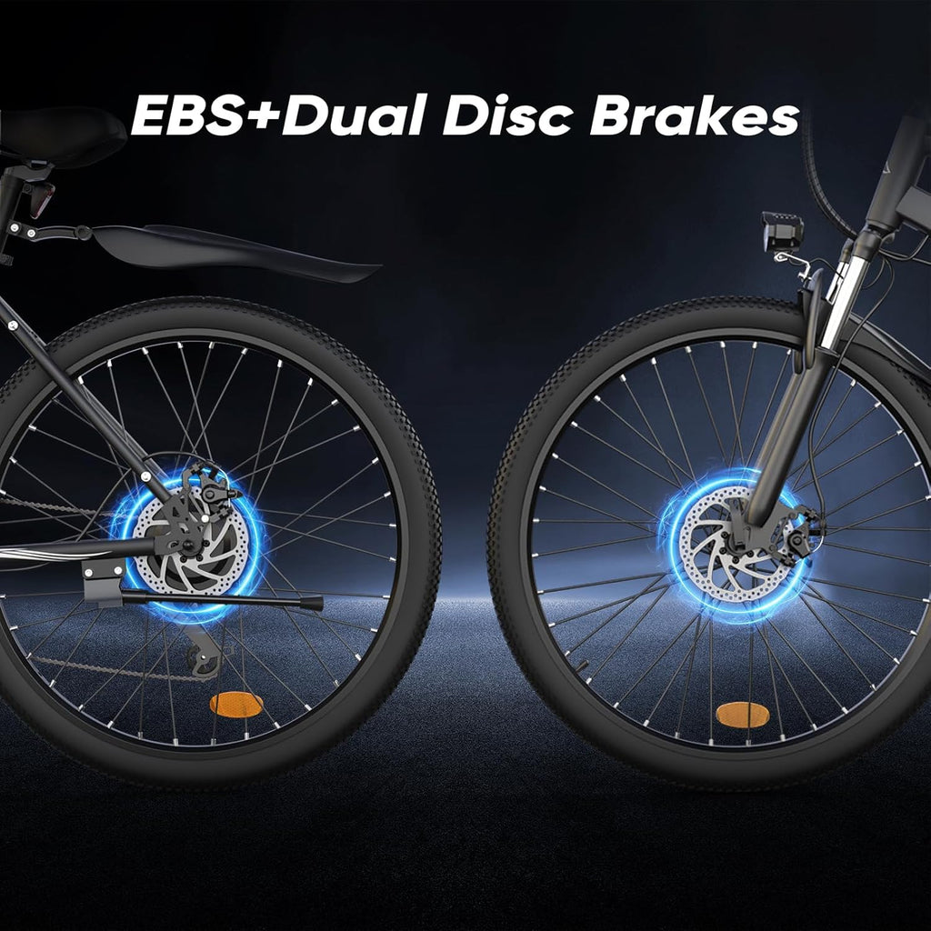 Electric Bike for Adults, 750–1000W, 60 Mile Range, 20MPH, 20″/26″ Tires, Mountain & Commuting