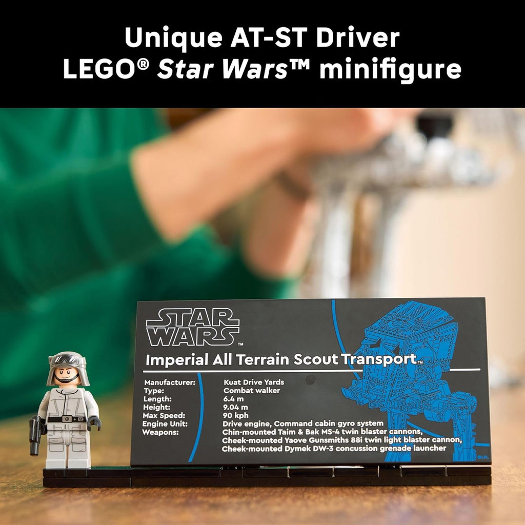 LEGO Star Wars at-ST Walker Building Set Building Blocks for Fans