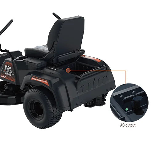 Yard Force Riding Lawn Mower 42″ Zero Turn Battery Powered 56V Z42-562 New