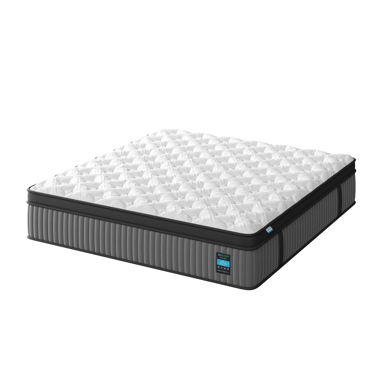 14" King Hybrid Mattress, Memory Foam & Pocket Spring Bed