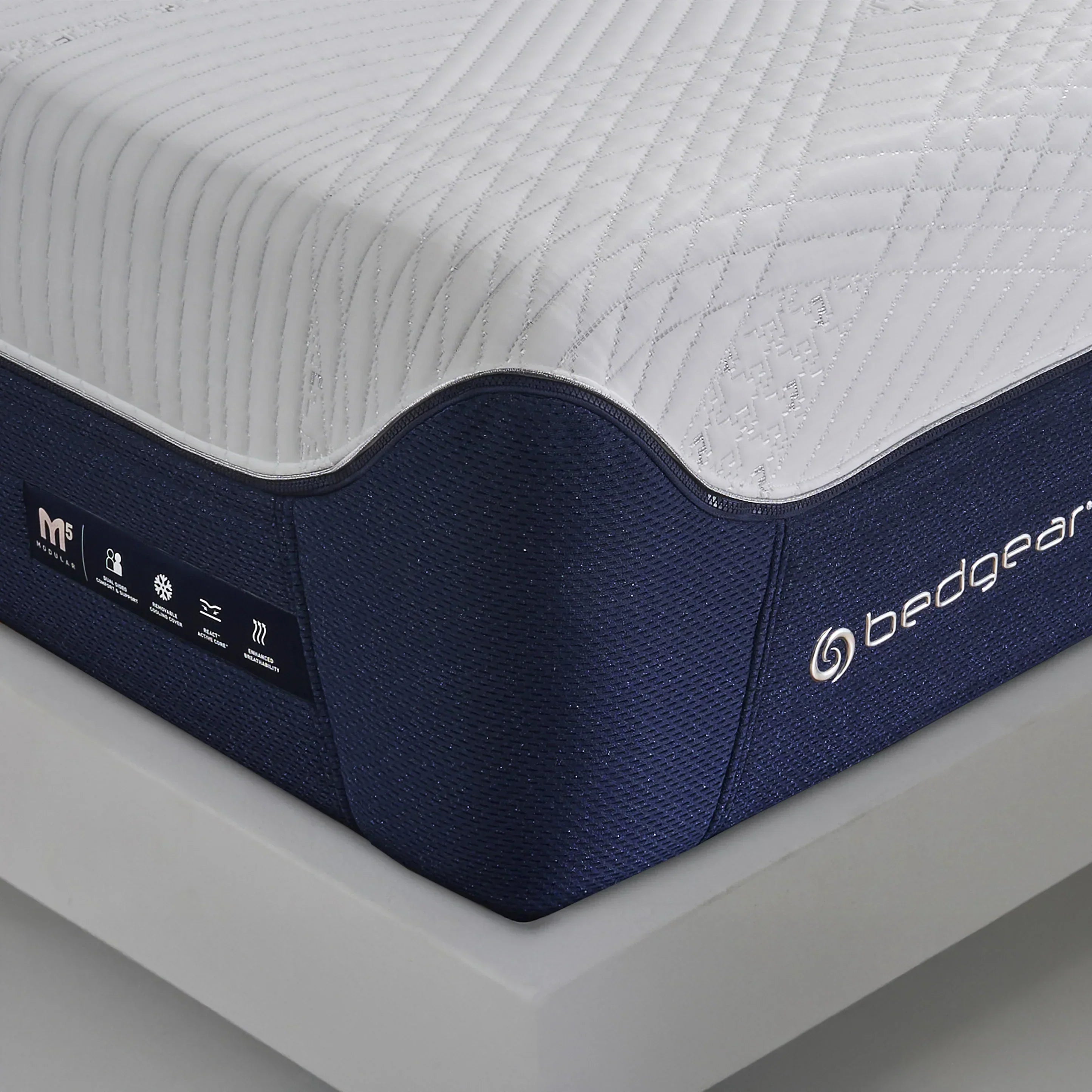 Bedgear M5 Performance Modular Hybrid Mattress - Dual-Sided Custom Comfort