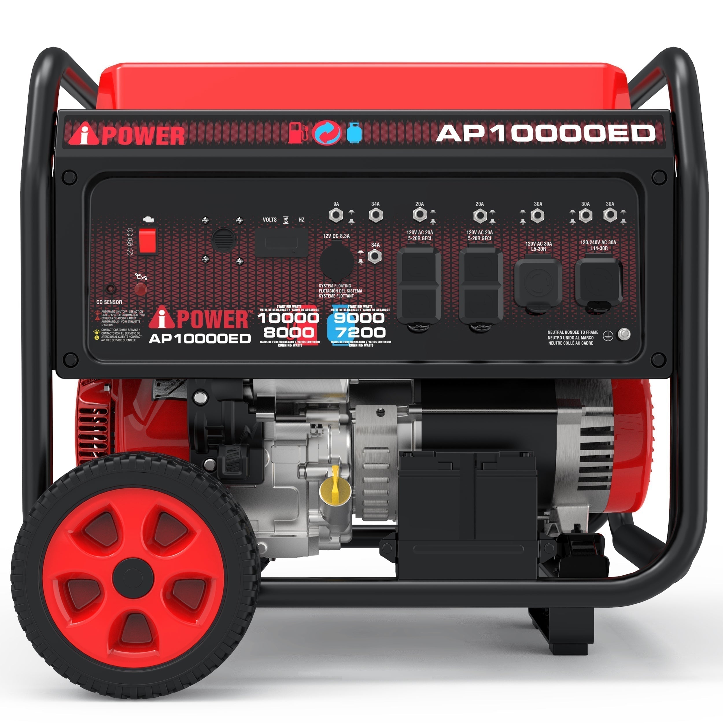 AP10000ED – A-iPower Dual Fuel Generator