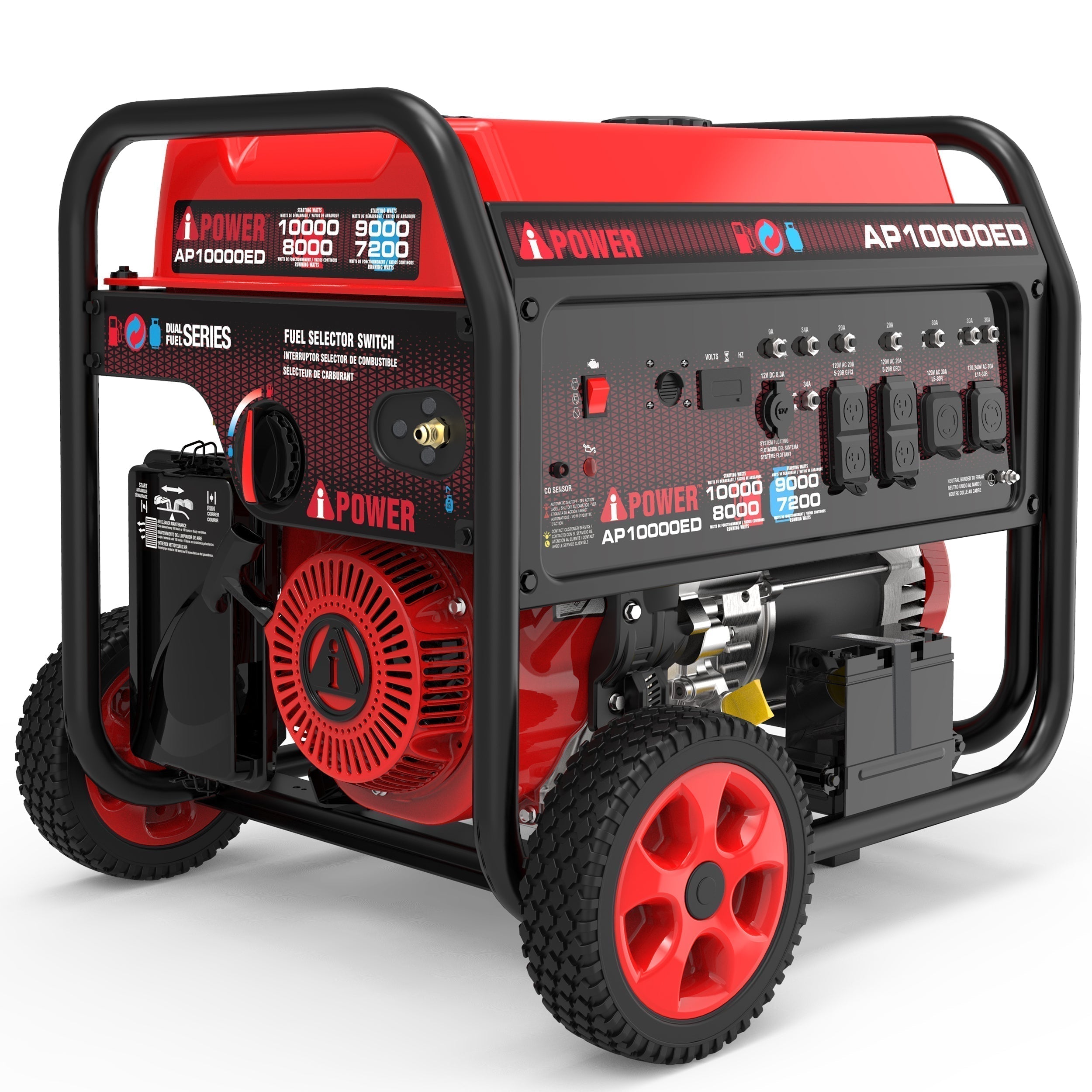 AP10000ED – A-iPower Dual Fuel Generator