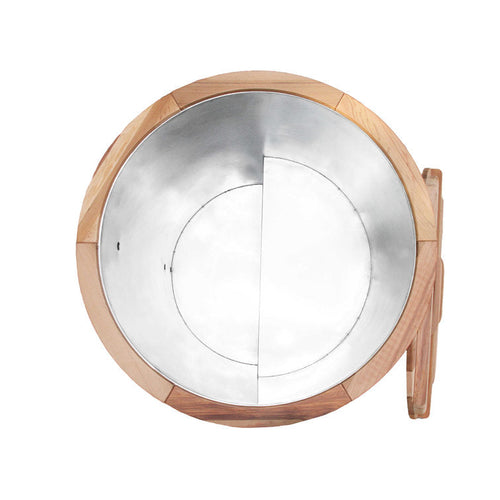 Anyi 110 Volt 1 – Person Solid Wood Cylinder Plug And Play Hot Tub