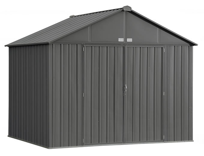 Arrow 10×8 Ezee Storage Shed Kit – Charcoal